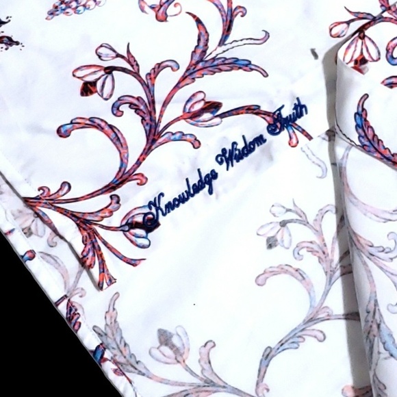 NEW Robert Graham Exclusive Floral Large White Colorful Classic Fit Sport Shirt - Picture 8 of 12